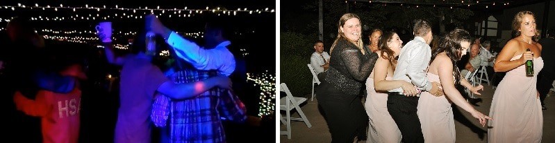 Dark Wedding Lighting on Dance Floor 2